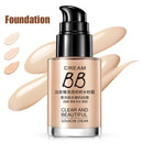 Bioaqua base líquida para rosto, corretivo de maquiagem à prova d'água, clareador, creme bb de longa duração, cosméticos