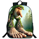 Engraçado italiano brainrot impresso mochila para meninos meninas cappuccino assassino mochila crianças bookbag italiano brainrot sacos