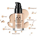 Bioaqua base líquida para rosto, corretivo de maquiagem à prova d'água, clareador, creme bb de longa duração, cosméticos