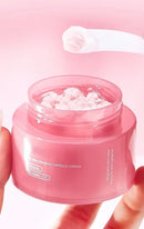 Creme de Colágeno Rosa PDRN com Niacinamida para Tom de Pele Irregular, Hidratante Facial Leve e Não Oleoso
