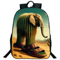 Engraçado italiano brainrot impresso mochila para meninos meninas cappuccino assassino mochila crianças bookbag italiano brainrot sacos