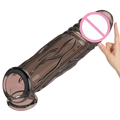 Preservativo de ejaculação reutilizável para homens e mulheres, anel do pênis, sem vibrador, bdsm, anal, massageador do clitóris, loja de brinquedos sexuais