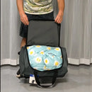 Nova Bolsa de Viagem em Tecido Oxford 2025 com Rodas, Leve e Portátil, para Homens e Mulheres, Estilo Esportivo, Dobrável