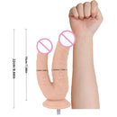 ROUGH BEAST Acessórios para Máquinas Sexuais: Dildos Grandes Pretos de Cor de Pele para Máquinas Vac-u-lock, compatíveis com máquinas de lojas.