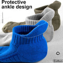 ‌ Meias esportivas masculinas, 3/5/10 pares, meias curtas para corrida, secagem rápida, malha respirável, meias curtas leves, confortáveis e anti-odor