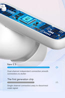 QCY-T13 ANC Fones De Ouvido Sem Fio, Bluetooth 5.3 TWS, ANC, Auscultadores De Cancelamento De Ruído, 4 Microfones ENC Headset, In-Ear, Handfree Earbuds
