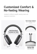 Picun f8 pro anc fones de ouvido sem fio cabeça rastreamento áudio espacial 3d-52db anc alta fidelidade bluetooth fone de ouvido enc hd microfone app de baixa latência