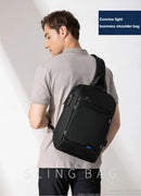 Mochila Antifurto Impermeável Kingsons/Vgoal para Homens, para Laptop de 14/13.3 polegadas com Porta USB e Cadeado TSA