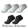 ‌ Meias esportivas masculinas, 3/5/10 pares, meias curtas para corrida, secagem rápida, malha respirável, meias curtas leves, confortáveis e anti-odor