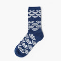 1 par novos homens mulheres meias de algodão casuais meias coloridas tripulação rua skate meias feliz engraçado harajuku sox meias