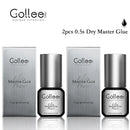 Gollee cola de extensão de cílios, secagem rápida, 0.5s, à prova d'água, adesivo, suprimentos, cola forte para salão de beleza, maquiagem, beleza
