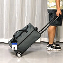 Nova Bolsa de Viagem em Tecido Oxford 2025 com Rodas, Leve e Portátil, para Homens e Mulheres, Estilo Esportivo, Dobrável
