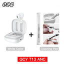 QCY-T13 ANC Fones De Ouvido Sem Fio, Bluetooth 5.3 TWS, ANC, Auscultadores De Cancelamento De Ruído, 4 Microfones ENC Headset, In-Ear, Handfree Earbuds