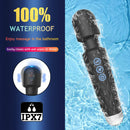 Vibrador poderoso varinha mágica feminina usb recarregável à prova dwaterproof água massageador clitoral g-ponto vibrador brinquedo sexual adequado para adultos