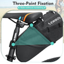 Newboler 15l grande capacidade saco de bicicleta à prova dwaterproof água alforje ciclismo saco cauda mtb dobrável saco traseiro bagagem da bicicleta estrada