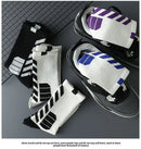 5 pares outono inverno meia basquete esportes simples alta superior meados tubo grosso moda ins cor sólida engraçado meia confortável
