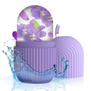 Conjunto de Rolos Faciais de Gelo, Ferramenta de Massagem Gua Sha para Contorno e Lifting Facial