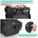 Newboler 15l grande capacidade saco de bicicleta à prova dwaterproof água alforje ciclismo saco cauda mtb dobrável saco traseiro bagagem da bicicleta estrada