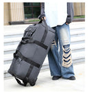 Bolsa de viagem, bolsa de grande capacidade, bagagem portátil ao ar livre, bolsa de viagem com rodas, bolsa de viagem unissex conveniente e prática