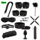 Brinquedos sexuais para mulheres, kit BDSM para casais, brinquedos sensuais para adultos, acessórios eróticos, algemas para sessão, plugue anal, jogo sexual.