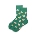 1 par novos homens mulheres meias de algodão casuais meias coloridas tripulação rua skate meias feliz engraçado harajuku sox meias