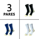 Meias de futebol masculinas, Meia poliamida corrida, Meia antiderrapante futebol, Meias de corrida de tubo médio