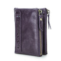 Contact's moda couro genuíno carteira feminina bifold titular do cartão moeda bolsa pequena bolsa feminina clipe de dinheiro masculino bolso carteiras