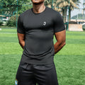 Camiseta esportiva masculina，Camisa de corrida de secagem rápida，Camisa de futebol respirável，Roupas de esportes，Camiseta