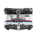 Universal Motocicleta Traseira Trunk Top Casos, Caixa De Alumínio, Bagagem, Mala, Moto Cauda Caixa, 65L, 55L, 45L, 36L