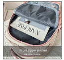 Kawaii mochila feminina doce rosa japonês dos desenhos animados gato ita saco moda grande capacidade casual versátil mochilas para senhoras