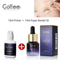 Gollee extensões de cílios 15ml primer de limpeza de cílios super ligação 0.5s cola de extensão de cílios profissional adesivo de cílios
