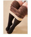 Meias térmicas grossas mulheres inverno quente sexy translúcido meia-calça leggings feminino cintura alta elástica magro meia-calça
