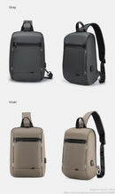 Mochila Antifurto Impermeável Kingsons/Vgoal para Homens, para Laptop de 14/13.3 polegadas com Porta USB e Cadeado TSA