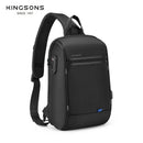 Mochila Antifurto Impermeável Kingsons/Vgoal para Homens, para Laptop de 14/13.3 polegadas com Porta USB e Cadeado TSA