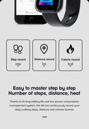 Relógio inteligente controle de música calorias distância rastreador de fitness mensagem lembrar masculino smartwatch feminino relógios pulseira relógio alarme y68