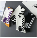 5 pares outono inverno meia basquete esportes simples alta superior meados tubo grosso moda ins cor sólida engraçado meia confortável