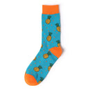 1 par novos homens mulheres meias de algodão casuais meias coloridas tripulação rua skate meias feliz engraçado harajuku sox meias