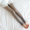 Meias térmicas grossas mulheres inverno quente sexy translúcido meia-calça leggings feminino cintura alta elástica magro meia-calça