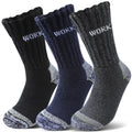 3 pares engrossar meias de inverno para homens térmicas macias trabalho meados de bezerro meias quentes e confortáveis para casa esportes