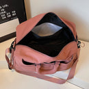Bolsa de viagem portátil expansível para homens e mulheres, bolsa de bagagem leve de curta distância e grande capacidade, mala de viagem fitness com bolsa adicional e compartimento para sapatos