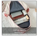 Kawaii mochila feminina doce rosa japonês dos desenhos animados gato ita saco moda grande capacidade casual versátil mochilas para senhoras
