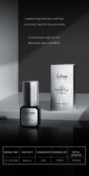 Gollee cola de extensão de cílios, secagem rápida, 0.5s, à prova d'água, adesivo, suprimentos, cola forte para salão de beleza, maquiagem, beleza