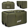Sacos de roda dobráveis saco de armazenamento de bagagem com rodas grande capacidade carry on bagagem transportadora expansível trole mala