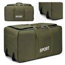 Sacos de roda dobráveis saco de armazenamento de bagagem com rodas grande capacidade carry on bagagem transportadora expansível trole mala