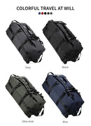 Bolsa de viagem, bolsa de grande capacidade, bagagem portátil ao ar livre, bolsa de viagem com rodas, bolsa de viagem unissex conveniente e prática
