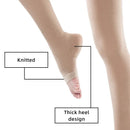 Meia-calça de compressão médica 34-46mmhg mulheres coxas dedo do pé aberto classe 3 suporte de pressão meia de veias varicosas plus size