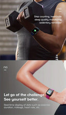 Relógio inteligente controle de música calorias distância rastreador de fitness mensagem lembrar masculino smartwatch feminino relógios pulseira relógio alarme y68