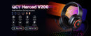 QCY-H3 ANC Auscultadores sem fios, Bluetooth 5.4, Hi-Res Audio, Over Ear Headset, híbrido Active Cancelamento de Ruído, Auscultadores, 60H, 43dB