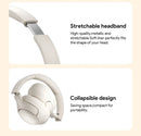 QCY-H3 ANC Auscultadores sem fios, Bluetooth 5.4, Hi-Res Audio, Over Ear Headset, híbrido Active Cancelamento de Ruído, Auscultadores, 60H, 43dB