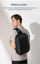 Mochila Antifurto Impermeável Kingsons/Vgoal para Homens, para Laptop de 14/13.3 polegadas com Porta USB e Cadeado TSA